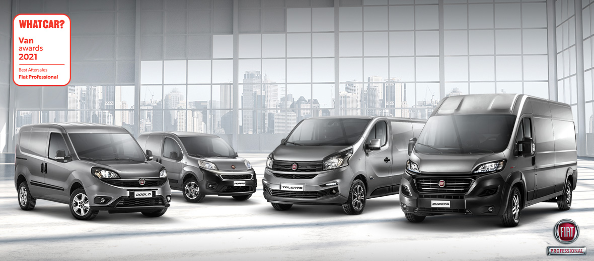 FIAT PROFESSIONAL CELEBRATES DOUBLE WIN AT THE WHAT CAR? VAN AWARDS